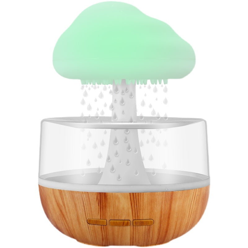 Raining Cloud Humidifier With Night Light Aromatherapy Essential Oil Diffuser Micro Humidifier Relaxing Mood Water Drop Sound For Home LumaTesh