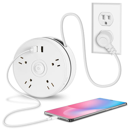 US Standard Pull-Out Power Strip Socket
