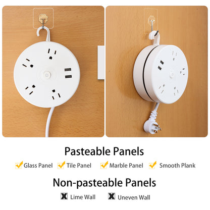 US Standard Pull-Out Power Strip Socket